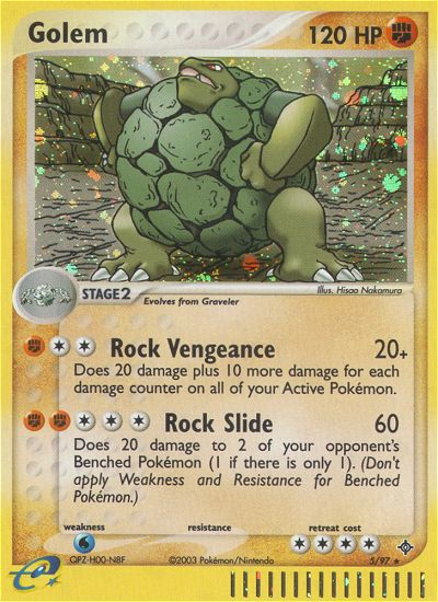 Golem (5/97) [EX: Dragon] | North Game Den