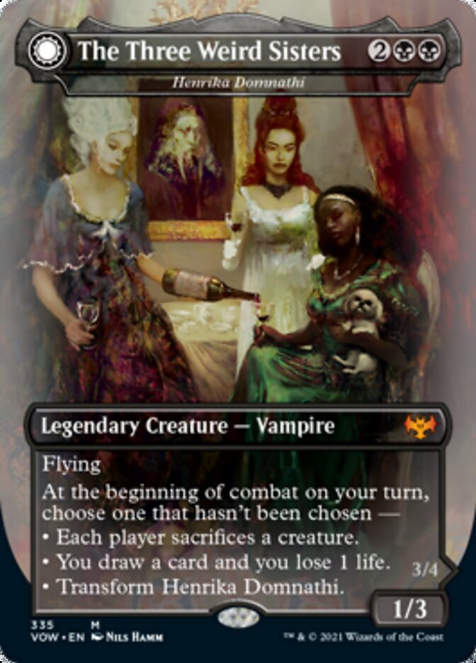 Henrika Domnathi // Henrika, Infernal Seer - The Three Weird Sisters // Fiends of Darkest Night [Innistrad: Crimson Vow] | North Game Den