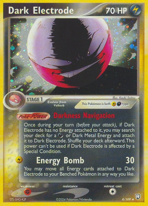 Dark Electrode (4/109) [EX: Team Rocket Returns] | North Game Den