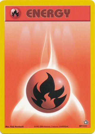 Fire Energy (107/111) [Neo Genesis Unlimited] | North Game Den