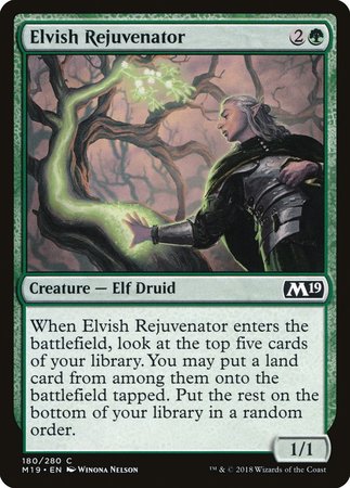 Elvish Rejuvenator [Core Set 2019] | North Game Den