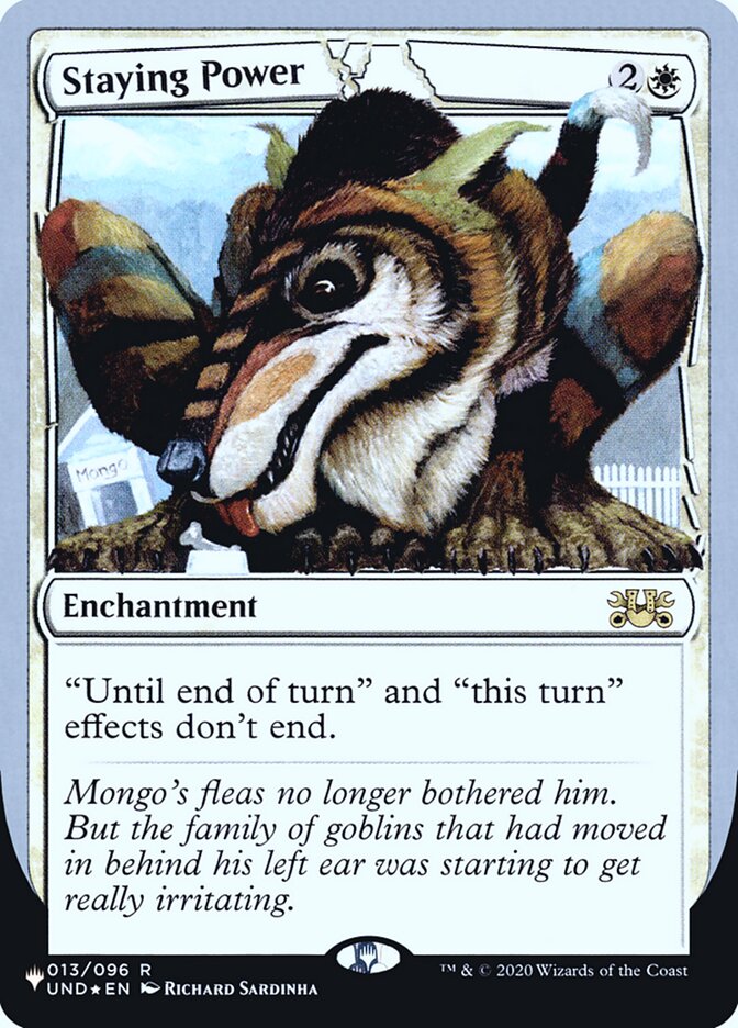 Staying Power (Unfinity Foil Edition) [The List] | North Game Den