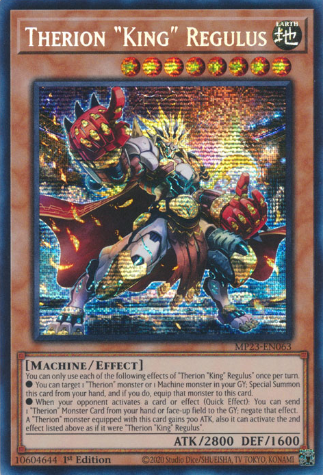 Therion "King" Regulus [MP23-EN063] Prismatic Secret Rare | North Game Den