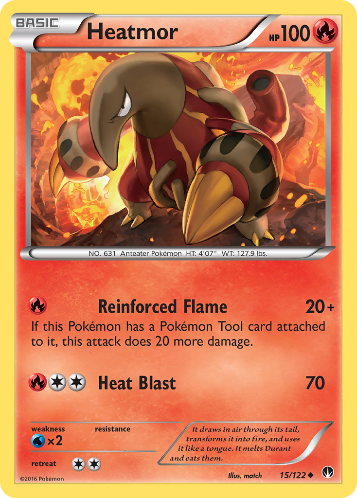 Heatmor (15/122) [XY: BREAKpoint] | North Game Den