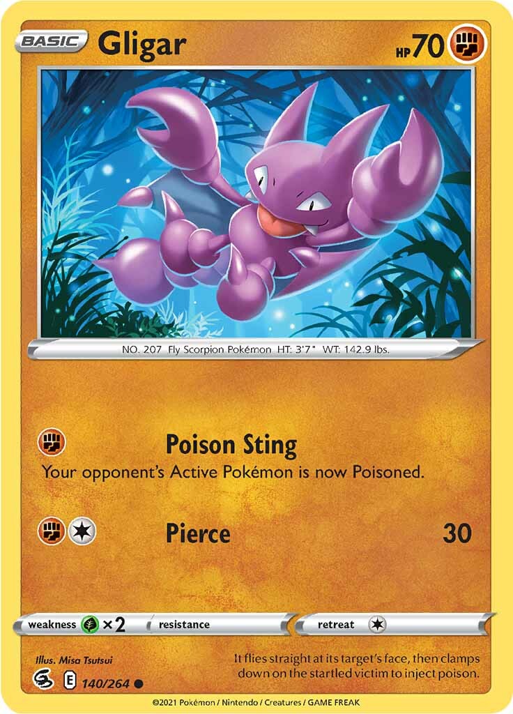 Gligar (140/264) [Sword & Shield: Fusion Strike] | North Game Den