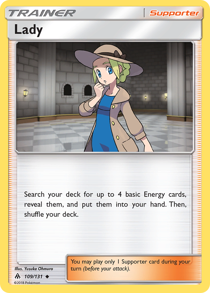 Lady (109/131) [Sun & Moon: Forbidden Light] | North Game Den