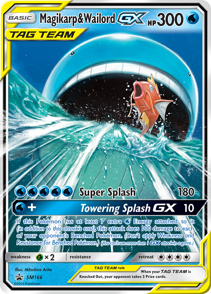 Magikarp & Wailord GX (SM166) [Sun & Moon: Black Star Promos] | North Game Den