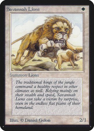 Savannah Lions [Limited Edition Alpha] | North Game Den