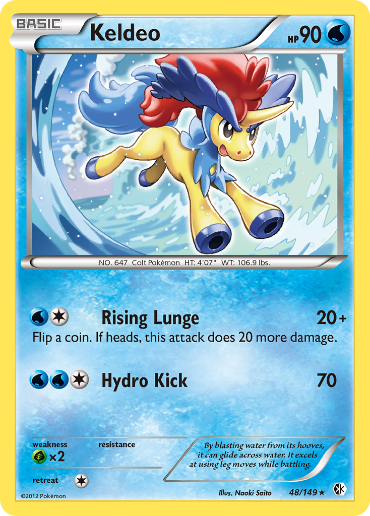 Keldeo (48/149) [Black & White: Boundaries Crossed] | North Game Den