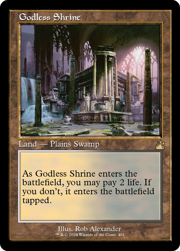 Godless Shrine (Retro) [Ravnica Remastered] | North Game Den