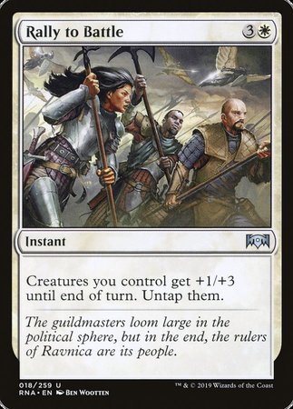 Rally to Battle [Ravnica Allegiance] | North Game Den