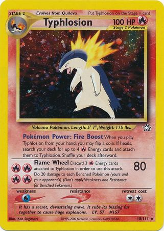 Typhlosion (18/111) [Neo Genesis Unlimited] | North Game Den