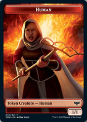 Insect // Human (010) Double-sided Token [Innistrad: Crimson Vow Tokens] | North Game Den