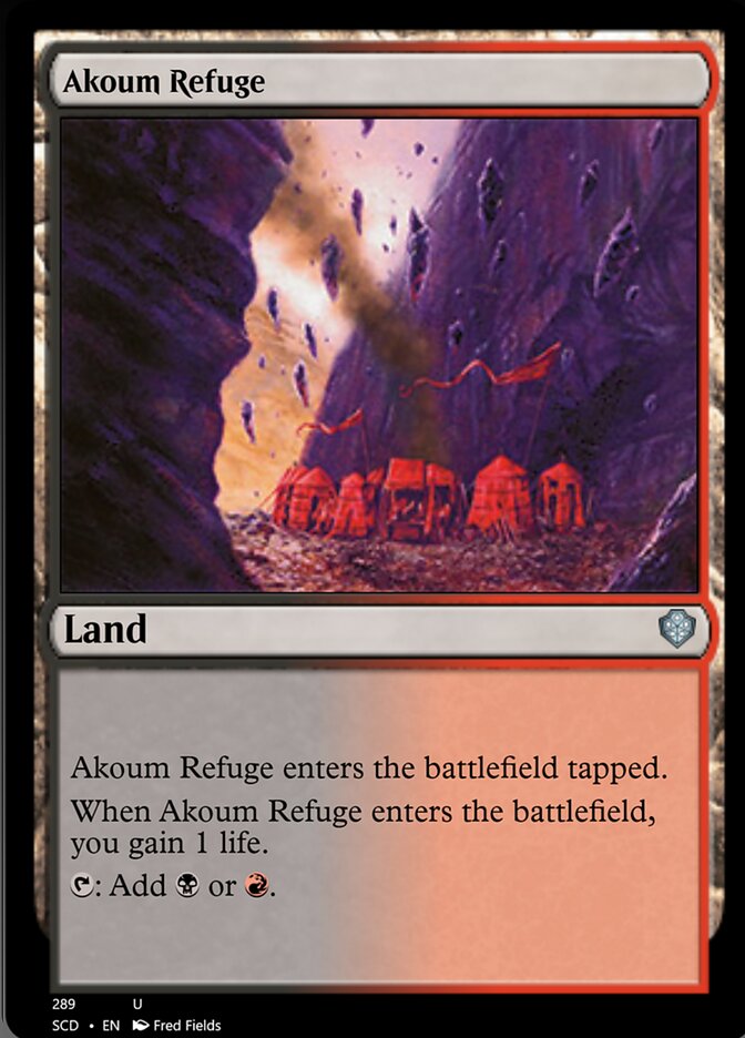 Akoum Refuge [Starter Commander Decks] | North Game Den