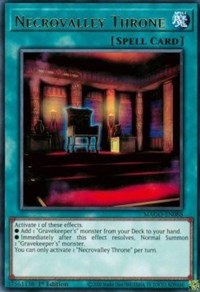 Necrovalley Throne [MAGO-EN088] Rare | North Game Den