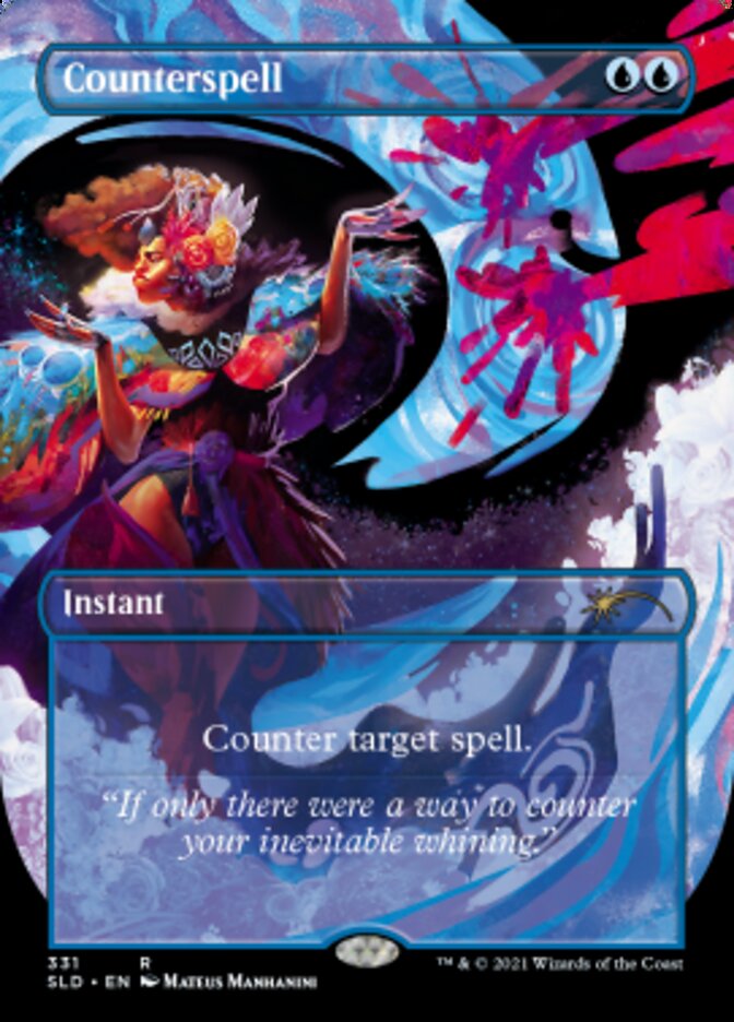 Counterspell (Borderless) [Secret Lair Drop Series] | North Game Den
