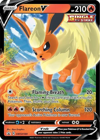 Flareon V (SWSH149) [Sword & Shield: Black Star Promos] | North Game Den