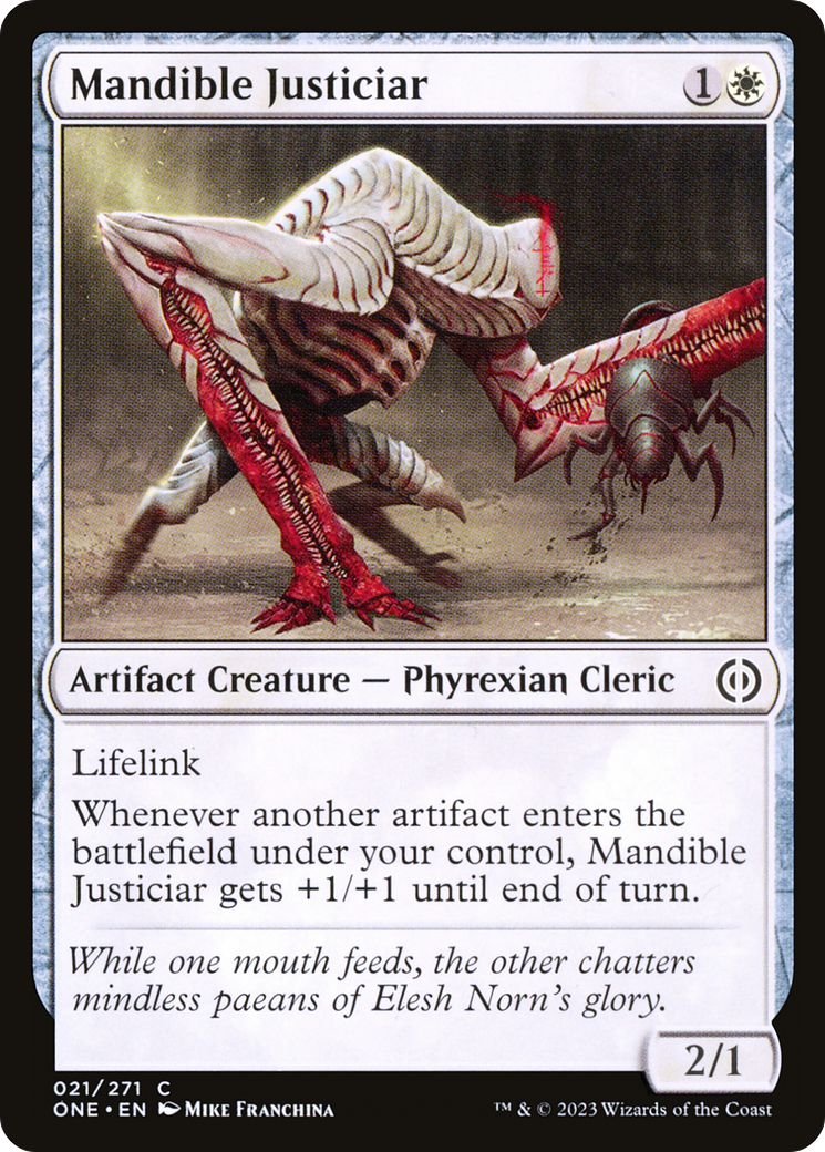 Mandible Justiciar [Phyrexia: All Will Be One] | North Game Den