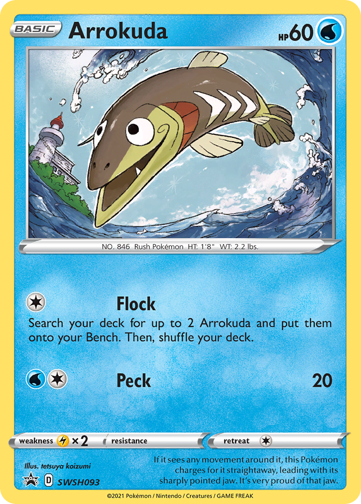 Arrokuda (SWSH093) [Sword & Shield: Black Star Promos] | North Game Den