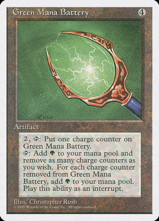 Green Mana Battery [Fourth Edition] | North Game Den