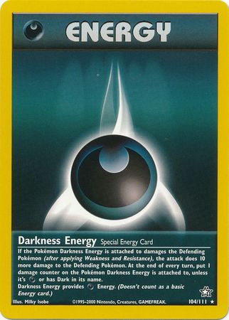 Darkness Energy (104/111) [Neo Genesis Unlimited] | North Game Den