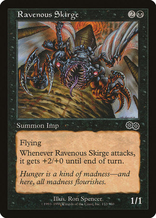 Ravenous Skirge [Urza's Saga] | North Game Den