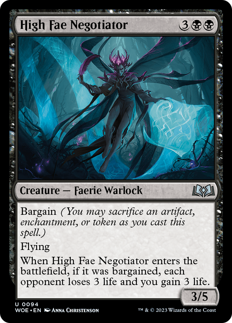 High Fae Negotiator [Wilds of Eldraine] | North Game Den