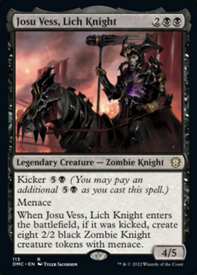 Josu Vess, Lich Knight [Dominaria United Commander] | North Game Den