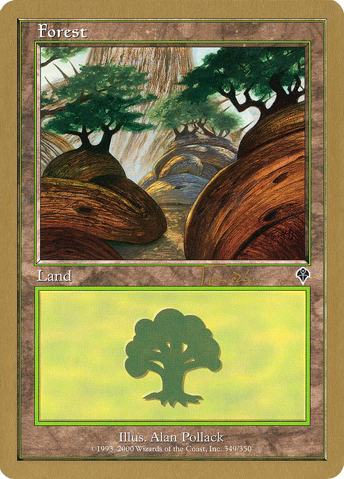 Forest (jt349a) (Jan Tomcani) [World Championship Decks 2001] | North Game Den
