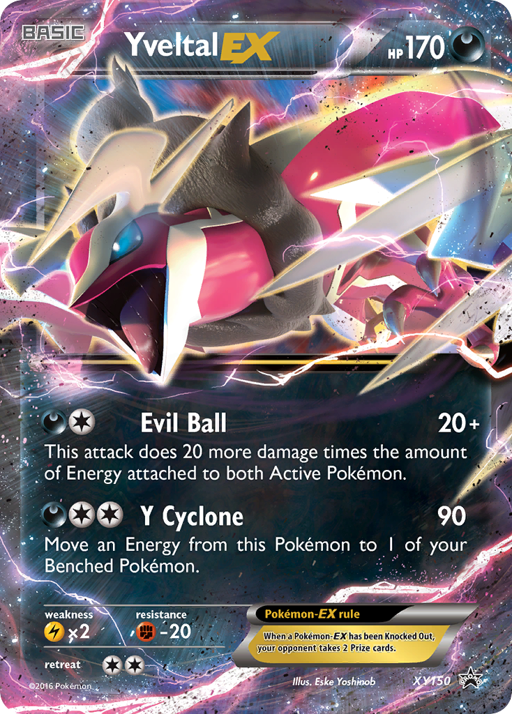 Yveltal EX (XY150) [XY: Black Star Promos] | North Game Den