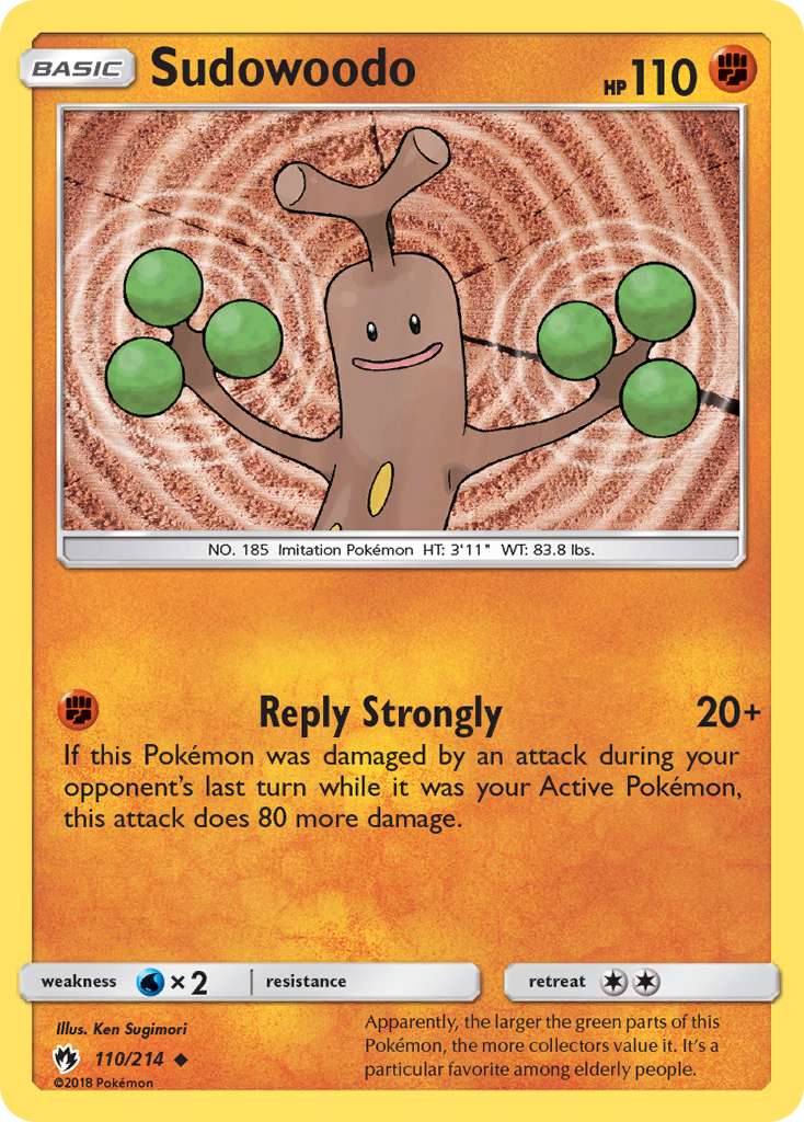 Sudowoodo (110/214) [Sun & Moon: Lost Thunder] | North Game Den