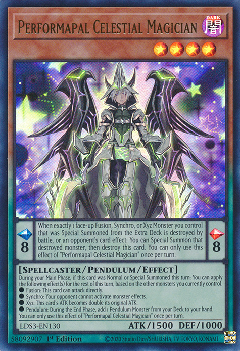 Performapal Celestial Magician [LDS3-EN130] Ultra Rare | North Game Den