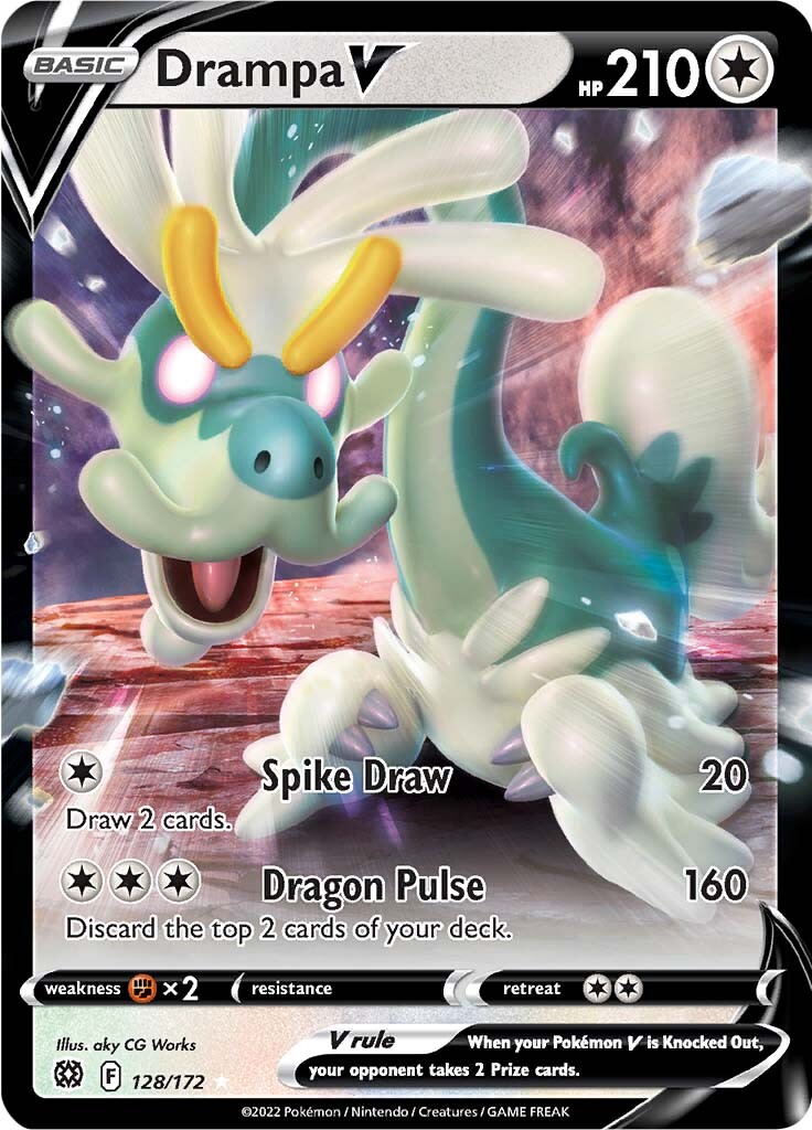 Drampa V (128/172) [Sword & Shield: Brilliant Stars] | North Game Den