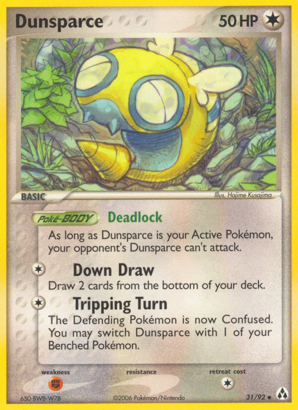 Dunsparce (31/92) [EX: Legend Maker] | North Game Den