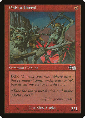 Goblin Patrol [Urza's Saga] | North Game Den