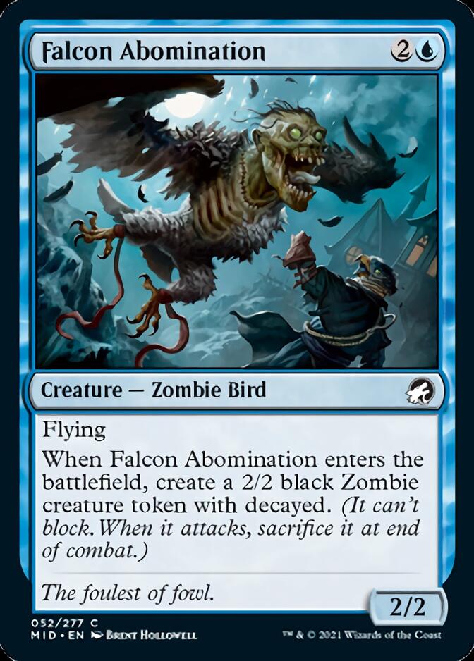 Falcon Abomination [Innistrad: Midnight Hunt] | North Game Den