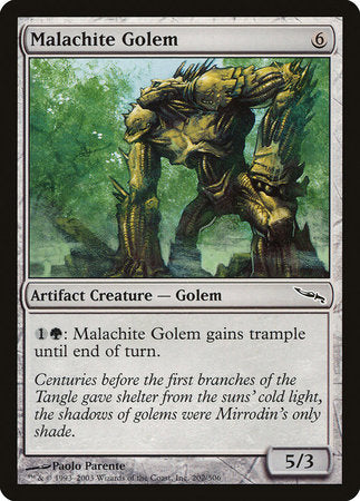 Malachite Golem [Mirrodin] | North Game Den