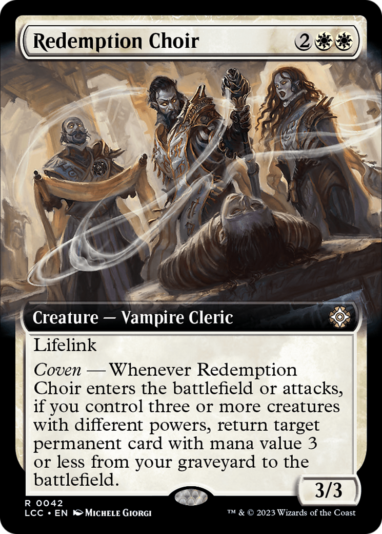 Redemption Choir (Extended Art) [The Lost Caverns of Ixalan Commander] | North Game Den