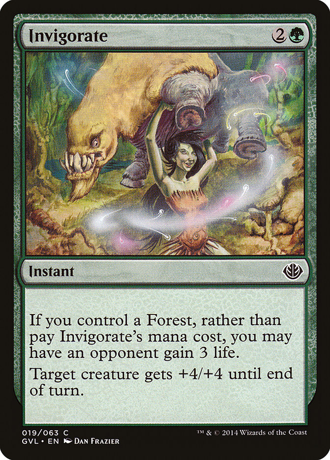 Invigorate (Garruk vs. Liliana) [Duel Decks Anthology] | North Game Den