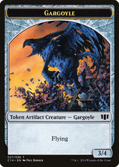 Gargoyle // Elf Warrior Double-sided Token [Commander 2014 Tokens] | North Game Den