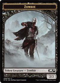 Zombie // Goblin Double-sided Token (Game Night) [Core Set 2019 Tokens] | North Game Den