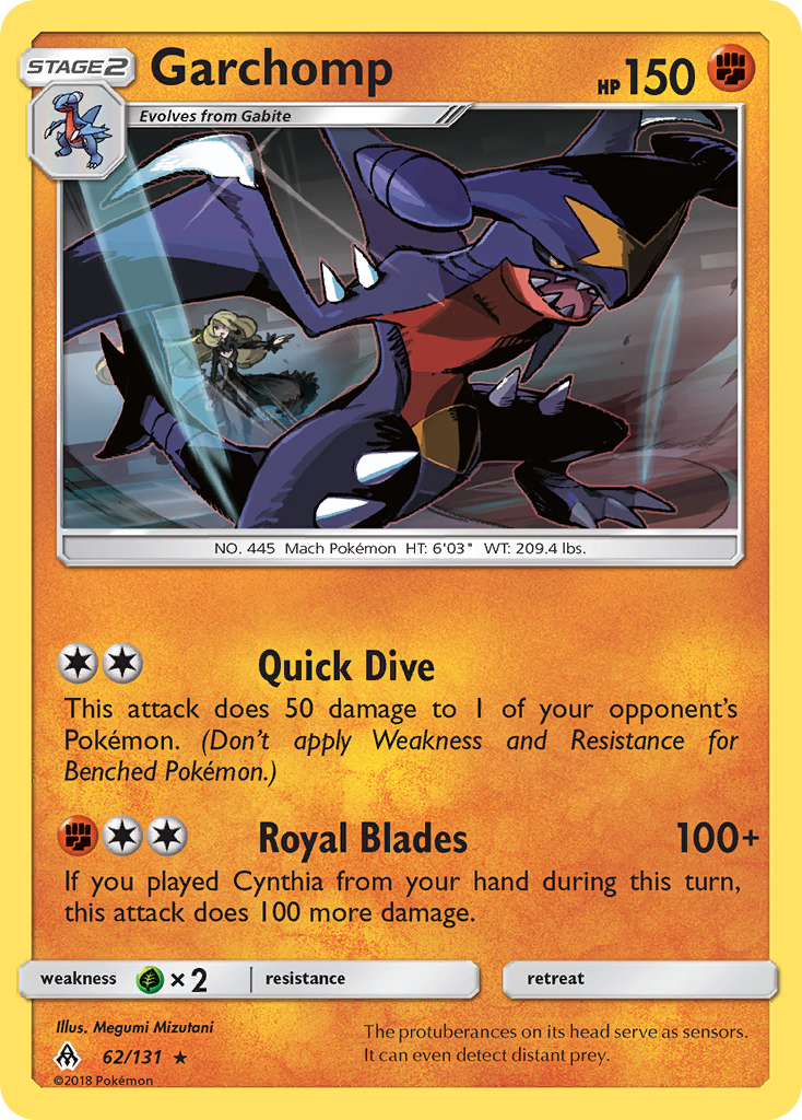 Garchomp (62/131) [Sun & Moon: Forbidden Light] | North Game Den