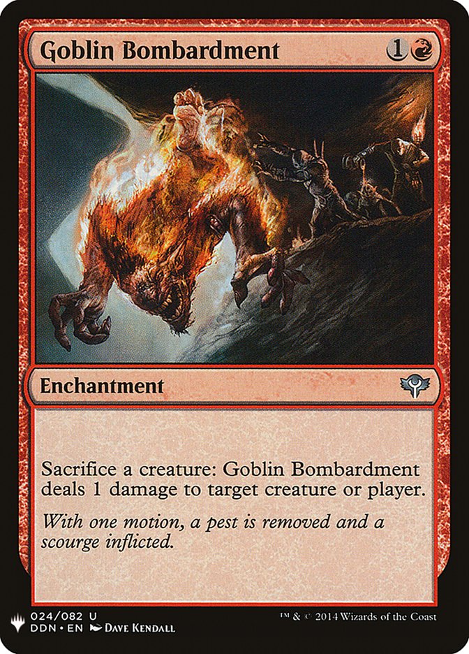 Goblin Bombardment [Mystery Booster] | North Game Den