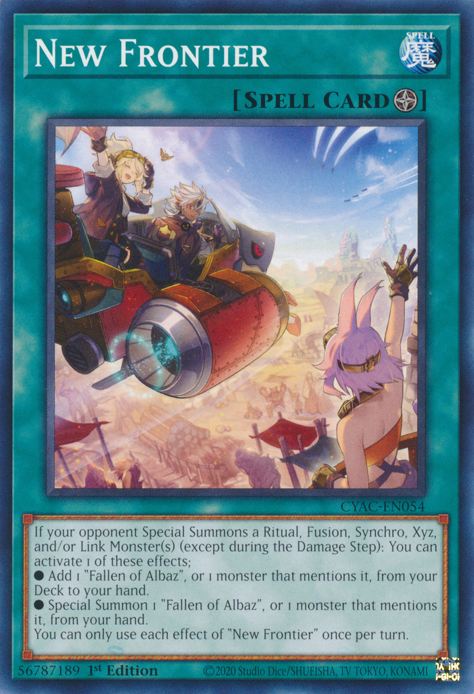 New Frontier [CYAC-EN054] Common | North Game Den