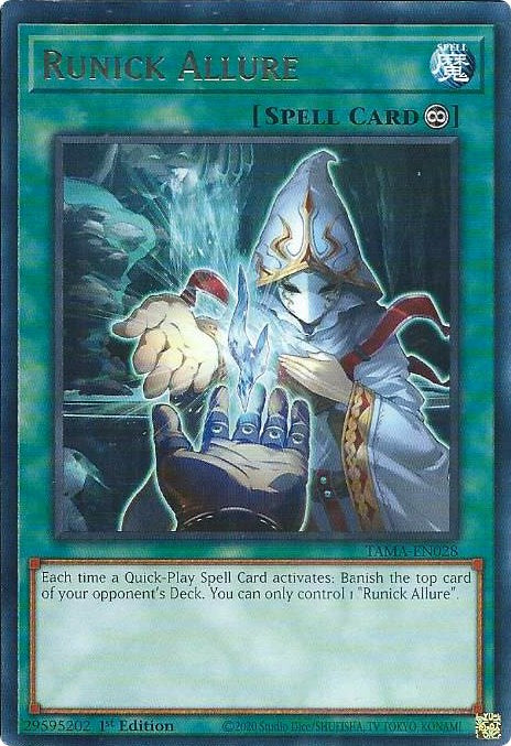 Runick Allure [TAMA-EN028] Rare | North Game Den