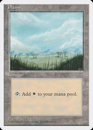 Plains (B) [Fourth Edition] | North Game Den