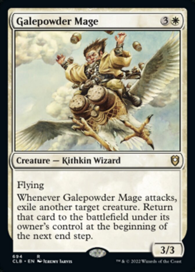 Galepowder Mage [Commander Legends: Battle for Baldur's Gate] | North Game Den