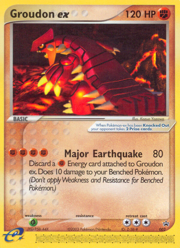 Groudon ex (002) [Nintendo: Black Star Promos] | North Game Den