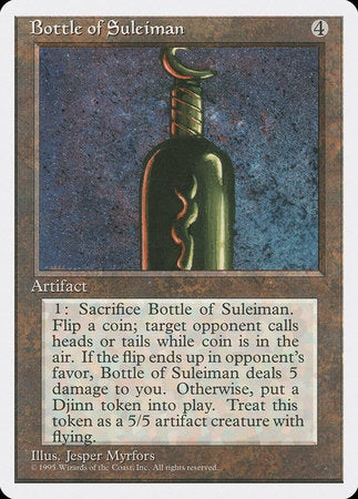 Bottle of Suleiman [Fourth Edition] | North Game Den