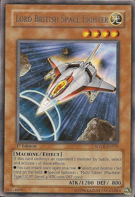 Lord British Space Fighter [SOVR-EN035] Rare | North Game Den